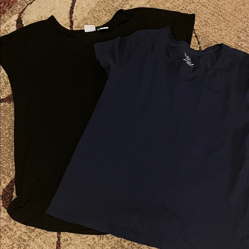 Time and Tru Kids Black and Navy Tees